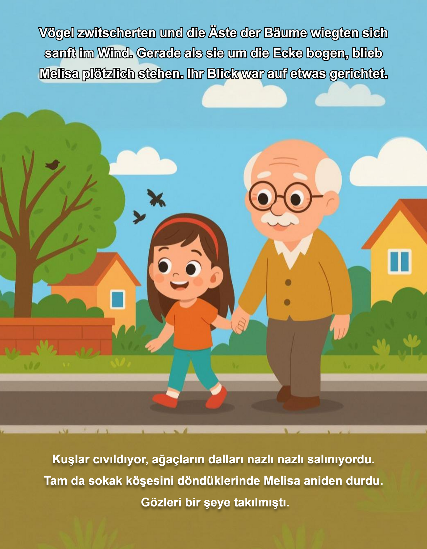 Melisa and the Broken Piano - Melisa und das zerbrochene Klavier (Turkish - German)