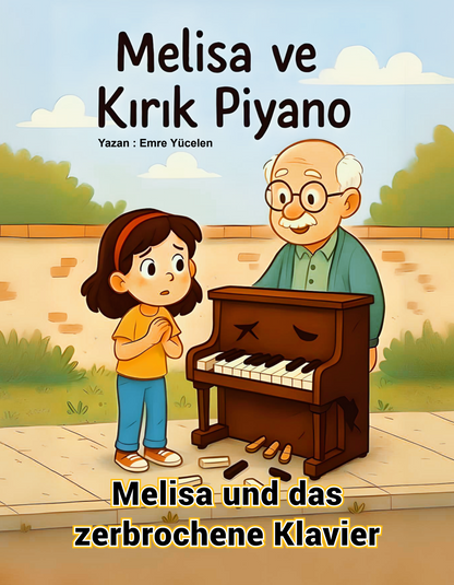 Melisa and the Broken Piano - Melisa und das zerbrochene Klavier (Turkish - German)